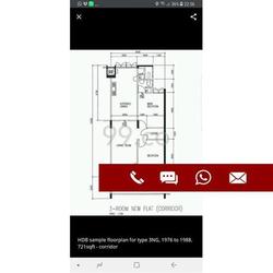 Blk 201 Ang Mo Kio Avenue 3 (Ang Mo Kio), HDB 3 Rooms #175630552